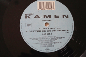 Nick Kamen Tell me (Vinyl Maxi Single)