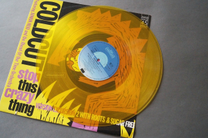 Coldcut Stop this Crazy Thing (Yellow Vinyl Maxi Single)
