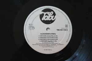 Alexander O´Neal Criticize (Vinyl Maxi Single)