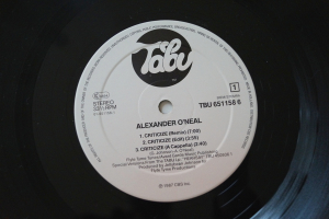 Alexander O´Neal Criticize (Vinyl Maxi Single)