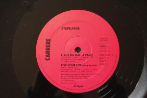 Stephanie Live Your Life (Vinyl Maxi Single)