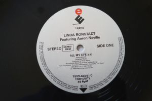 Linda Ronstadt & Aaron Neville All my Life (Vinyl Maxi Single)