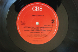 Jennifer Rush Keep all the Fires burning bright (Vinyl Maxi Single)