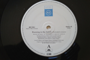 Level 42 Running in the Family (Vinyl Maxi Single)