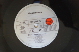 Miquel Brown Black Leather (Vinyl Maxi Single)