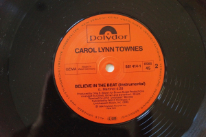 Carol Lynn Townes Believe in the Beat (Vinyl Maxi Single)