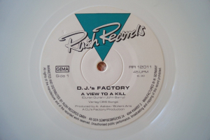 DJ´s Factory A View to a Kill (White Vinyl Maxi Single)
