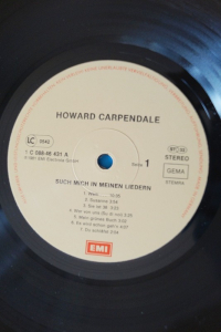 Howard Carpendale Such mich in meinen Liedern (Vinyl LP)