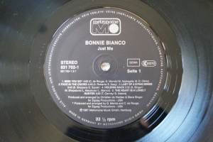 Bonnie Bianco Just me (Vinyl LP)