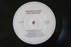 Peter Schneider Midnight Blues (Vinyl LP)