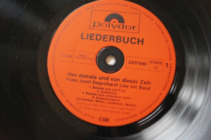 Franz-Josef Degenhardt Liederbuch Live mit Band (Vinyl 2LP)