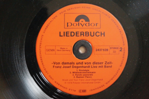Franz-Josef Degenhardt Liederbuch Live mit Band (Vinyl 2LP)
