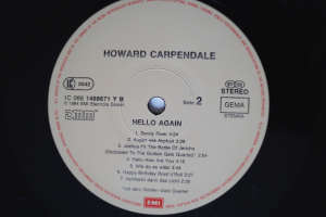 Howard Carpendale Hello again (Vinyl LP)
