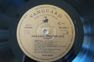 Joan Baez Greatest Hits Vol.2 Club-Sonderauflage (Vinyl LP)