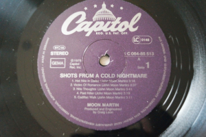 Moon Martin Shots from a Cold Nightmare (Vinyl LP)