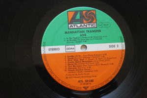 Manhattan Transfer Live (Vinyl LP)