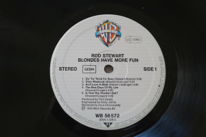 Rod Stewart Blondes have more Fun (Vinyl LP)