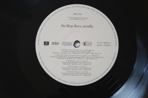 Pet Shop Boys Actually (Vinyl LP)
