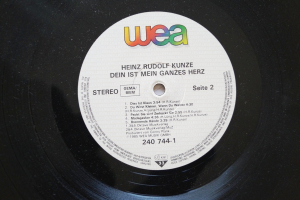 Heinz Rudolf Kunze Dein ist mein ganzes Herz (Vinyl LP)