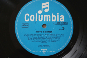 Cliff Richard Cliff´s Greatest (Vinyl LP)
