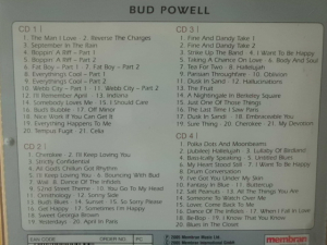 Bud Powell Bud´s Bubble (Quadromania, 4 CD)