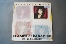 Jennifer Rush & Elton John Flames of Paradise (Vinyl Maxi Single)