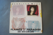 Jennifer Rush & Elton John Flames of Paradise (Vinyl Maxi Single)